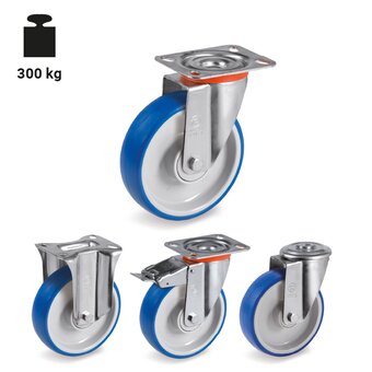 TR-61CC-NL-Ruote con supporti per carichi leggeri